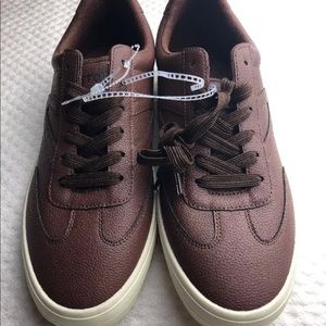 TRETORN TEGAN 5 BROWN LACE UP LOW TOP SZ 8